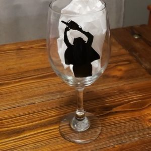 Handmade wine glass